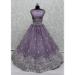 Picture of Magnificent Chiffon Plum Lehenga Choli