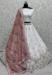 Picture of Stunning Chiffon Ghost White Lehenga Choli