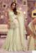 Picture of Wonderful Georgette Tan Straight Cut Salwar Kameez