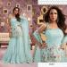 Picture of Georgette Dark Sea Green Straight Cut Salwar Kameez