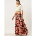 Picture of Shapely Satin & Silk Black Lehenga Choli