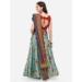 Picture of Delightful Satin & Silk Dark Sea Green Lehenga Choli