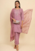 Picture of Beauteous Silk Rosy Brown Readymade Salwar Kameez