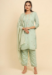 Picture of Wonderful Silk Off White Readymade Salwar Kameez