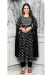 Picture of Splendid Rayon Black Readymade Salwar Kameez