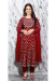 Picture of Elegant Rayon Fire Brick Readymade Salwar Kameez