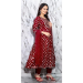 Picture of Elegant Rayon Fire Brick Readymade Salwar Kameez