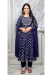 Picture of Taking Rayon Midnight Blue Readymade Salwar Kameez