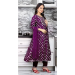 Picture of Stunning Rayon Dark Magenta Readymade Salwar Kameez