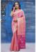 Picture of Wonderful Linen & Silk Hot Pink Saree