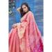 Picture of Wonderful Linen & Silk Hot Pink Saree