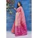 Picture of Wonderful Linen & Silk Hot Pink Saree