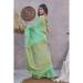 Picture of Alluring Linen & Silk Medium Aqua Marine Saree