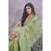 Picture of Delightful Linen & Silk Dark Sea Green Saree