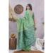 Picture of Well Formed Linen & Silk Cadet Blue Saree