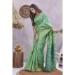 Picture of Well Formed Linen & Silk Cadet Blue Saree