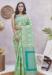 Picture of Alluring Linen & Silk Dark Sea Green Saree