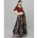 Picture of Elegant Satin & Silk Black Lehenga Choli