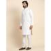 Picture of Grand Chiffon & Silk White Kurtas