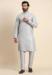 Picture of Chiffon & Silk Light Steel Blue Kurtas