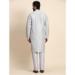 Picture of Chiffon & Silk Light Steel Blue Kurtas