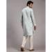 Picture of Beauteous Chiffon & Silk Light Blue Kurtas