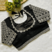 Picture of Well Formed Silk Black Designer Blouse