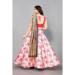 Picture of Exquisite Satin & Silk Light Pink Lehenga Choli