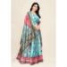 Picture of Satin & Silk Medium Aqua Marine Lehenga Choli