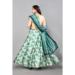 Picture of Delightful Satin & Silk Pale Turquoise Lehenga Choli