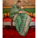 Picture of Marvelous Silk Dark Sea Green Saree