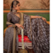 Picture of Fascinating Silk Dark Olive Green Saree