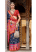 Picture of Classy Silk Dark Slate Blue Saree