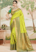 Picture of Gorgeous Silk Golden Rod Saree