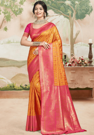 Picture of Admirable Silk Sandy Brown Saree