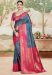 Picture of Pretty Silk Steel Blue Saree