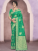 Picture of Nice Cotton & Silk Light Sea Green Saree