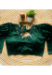 Picture of Sublime Silk Forest Green Designer Blouse