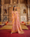 Picture of Statuesque Georgette & Silk Light Pink Saree