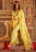 Picture of Fascinating Georgette & Silk Khaki Saree