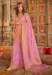 Picture of Fine Georgette & Silk Pale Violet Red Saree