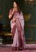 Picture of Well Formed Silk Grey Saree