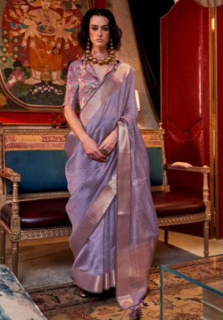 Picture of Wonderful Chiffon Dim Gray Saree