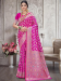 Picture of Admirable Silk Pale Violet Red Saree