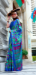 Picture of Good Looking Crepe & Satin Royal Blue Saree