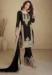 Picture of Sightly Georgette Black Straight Cut Salwar Kameez