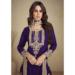 Picture of Taking Georgette Purple Straight Cut Salwar Kameez