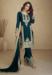 Picture of Georgette Midnight Blue Straight Cut Salwar Kameez