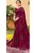 Picture of Appealing Georgette & Silk Maroon Saree