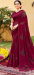 Picture of Appealing Georgette & Silk Maroon Saree